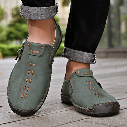 Calzado Artesanales Cuero Sin Cordones